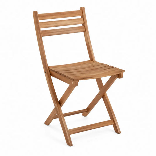 Krzesło ogrodowe składane drewno teak